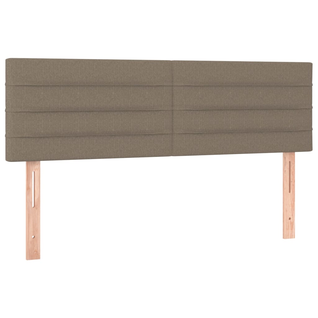 Hoofdbord LED 144x5x78/88 cm stof taupe is nu te koop bij PeponiXL, paradijselijk wonen!