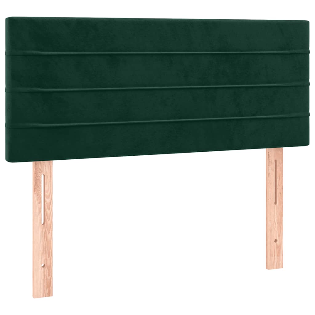 Hoofdbord LED 90x5x78/88 cm fluweel donkergroen is nu te koop bij PeponiXL, paradijselijk wonen!