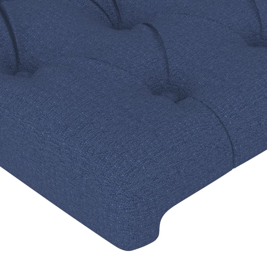 Hoofdbord LED 80x7x78/88 cm stof blauw is nu te koop bij PeponiXL, paradijselijk wonen!