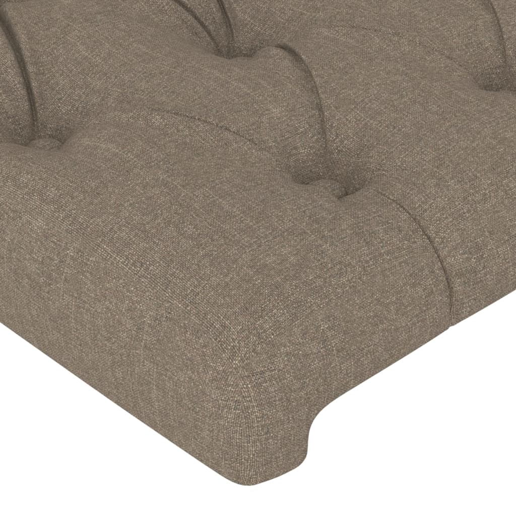 Hoofdbord LED 100x7x78/88 cm stof taupe is nu te koop bij PeponiXL, paradijselijk wonen!