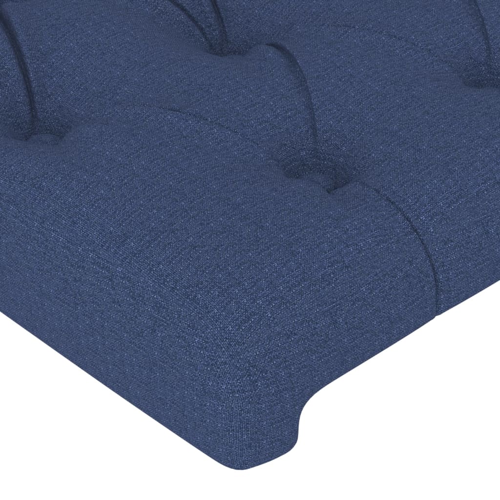 Hoofdbord LED 100x7x78/88 cm stof blauw is nu te koop bij PeponiXL, paradijselijk wonen!