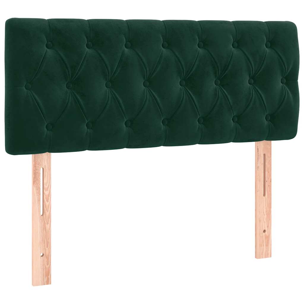 Hoofdbord LED 100x7x78/88 cm fluweel donkergroen is nu te koop bij PeponiXL, paradijselijk wonen!