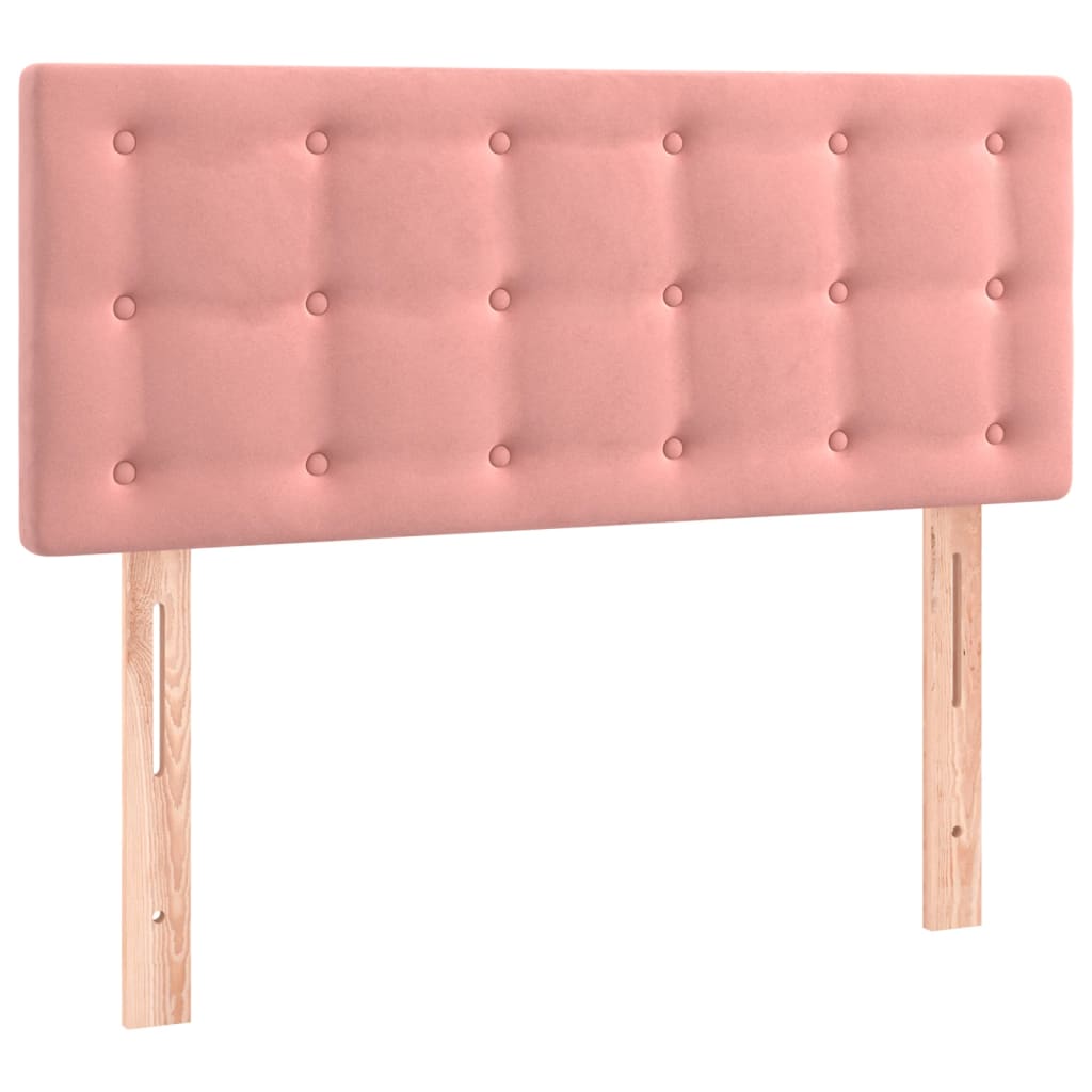 Hoofdbord LED 80x5x78/88 cm fluweel roze is nu te koop bij PeponiXL, paradijselijk wonen!