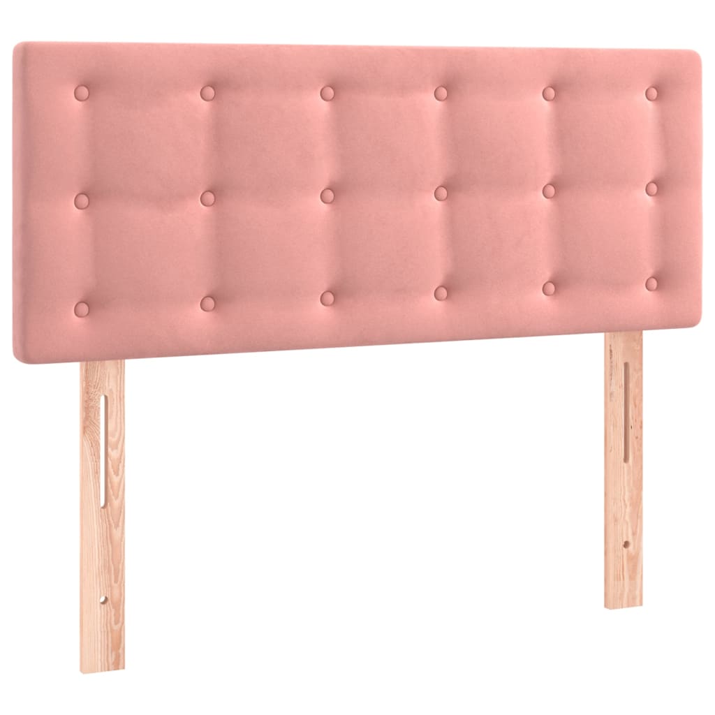 Hoofdbord LED 100x5x78/88 cm fluweel roze is nu te koop bij PeponiXL, paradijselijk wonen!