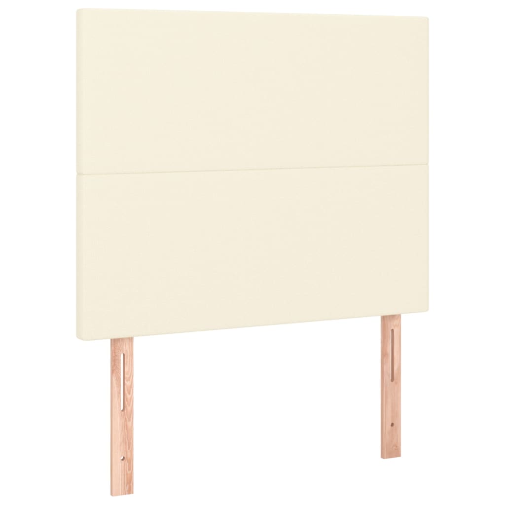 Hoofdbord LED 90x5x118/128 cm kunstleer crèmekleurig is nu te koop bij PeponiXL, paradijselijk wonen!