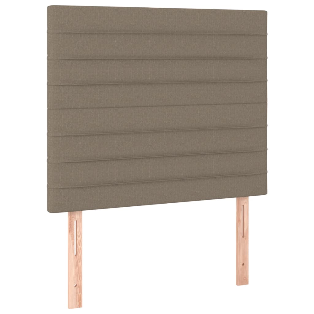 Hoofdbord LED 90x5x118/128 cm stof taupe is nu te koop bij PeponiXL, paradijselijk wonen!