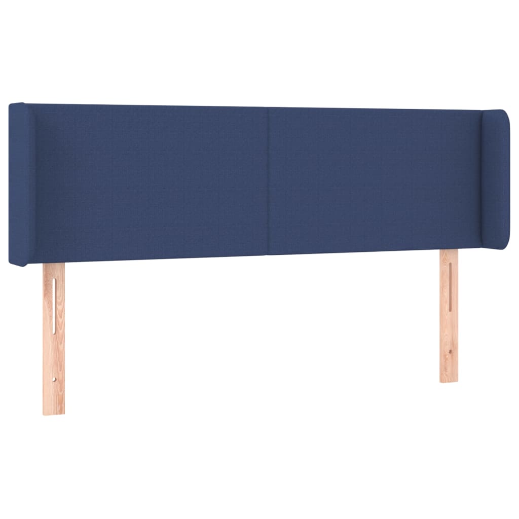 Hoofdbord LED 147x16x78/88 cm stof blauw is nu te koop bij PeponiXL, paradijselijk wonen!