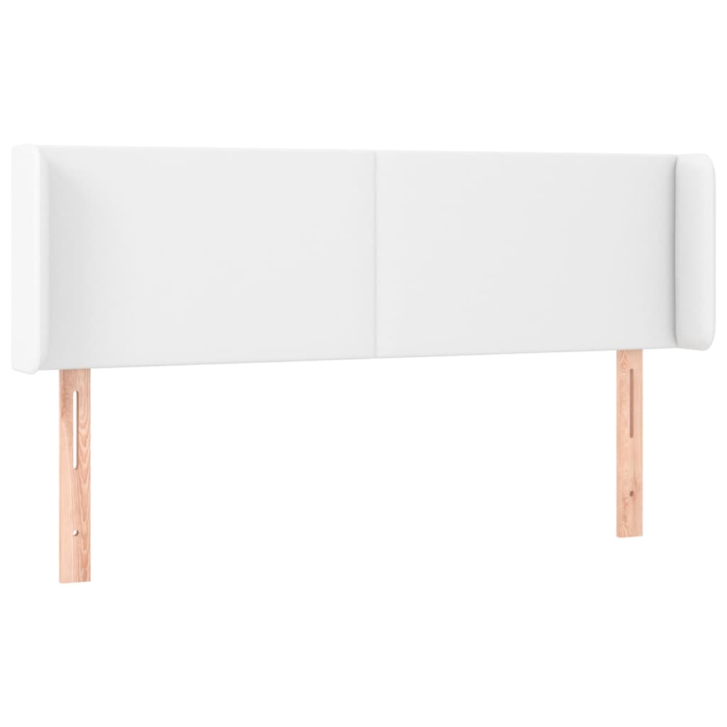 Hoofdbord LED 147x16x78/88 cm kunstleer wit is nu te koop bij PeponiXL, paradijselijk wonen!