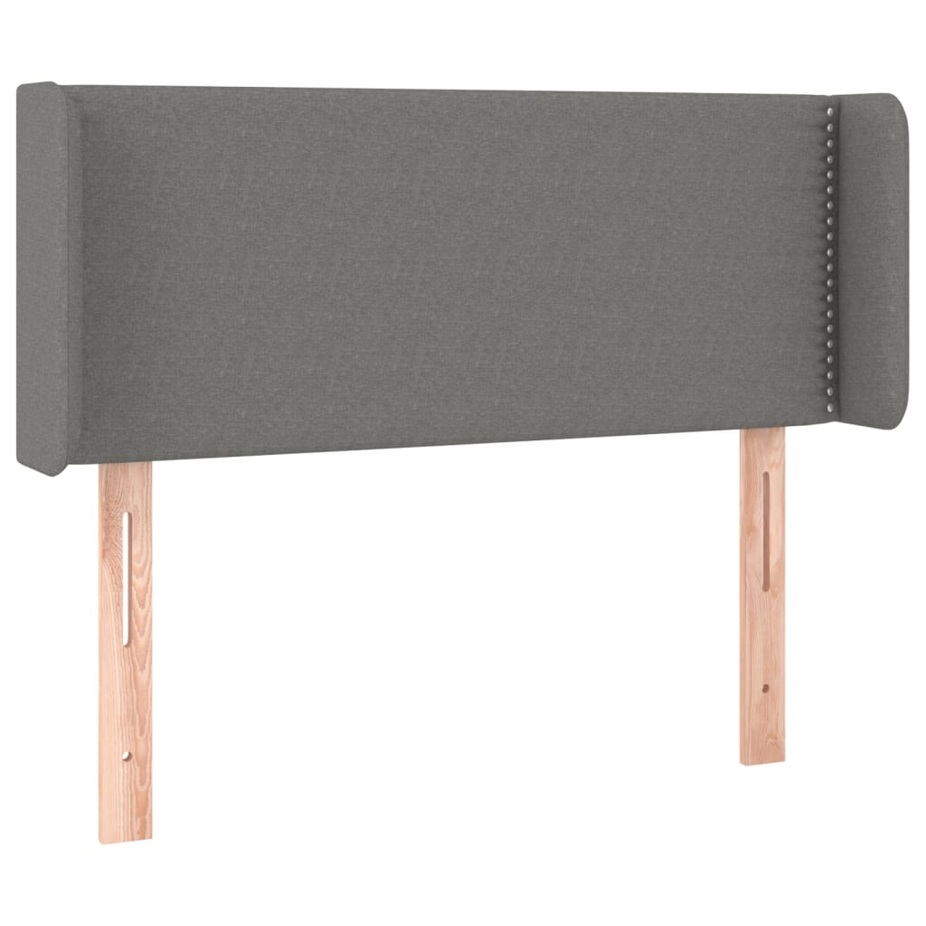 Hoofdbord LED 103x16x78/88 cm stof donkergrijs is nu te koop bij PeponiXL, paradijselijk wonen!