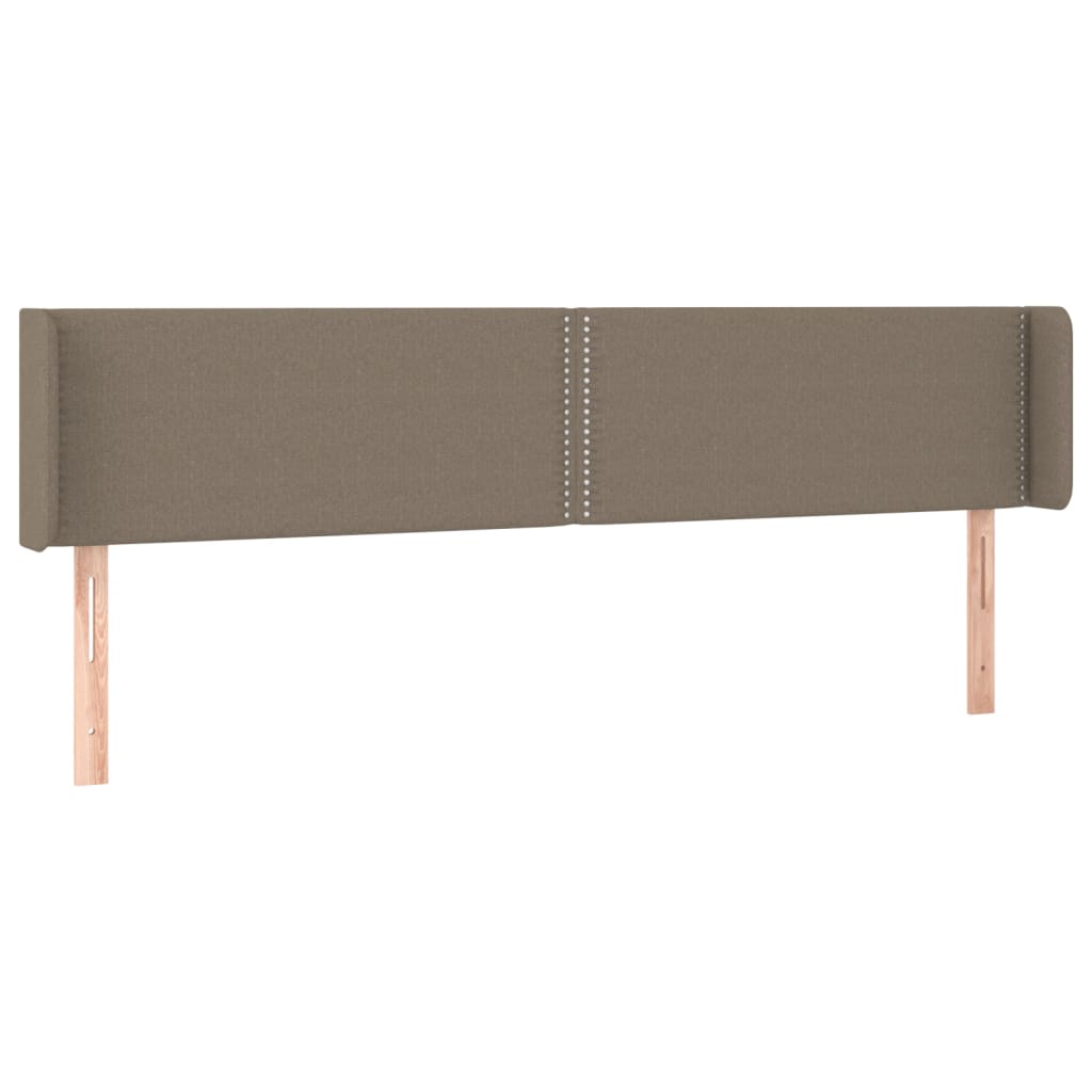 Hoofdbord LED 183x16x78/88 cm stof taupe is nu te koop bij PeponiXL, paradijselijk wonen!