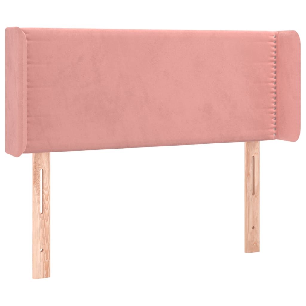 Hoofdbord LED 103x16x78/88 cm fluweel roze is nu te koop bij PeponiXL, paradijselijk wonen!