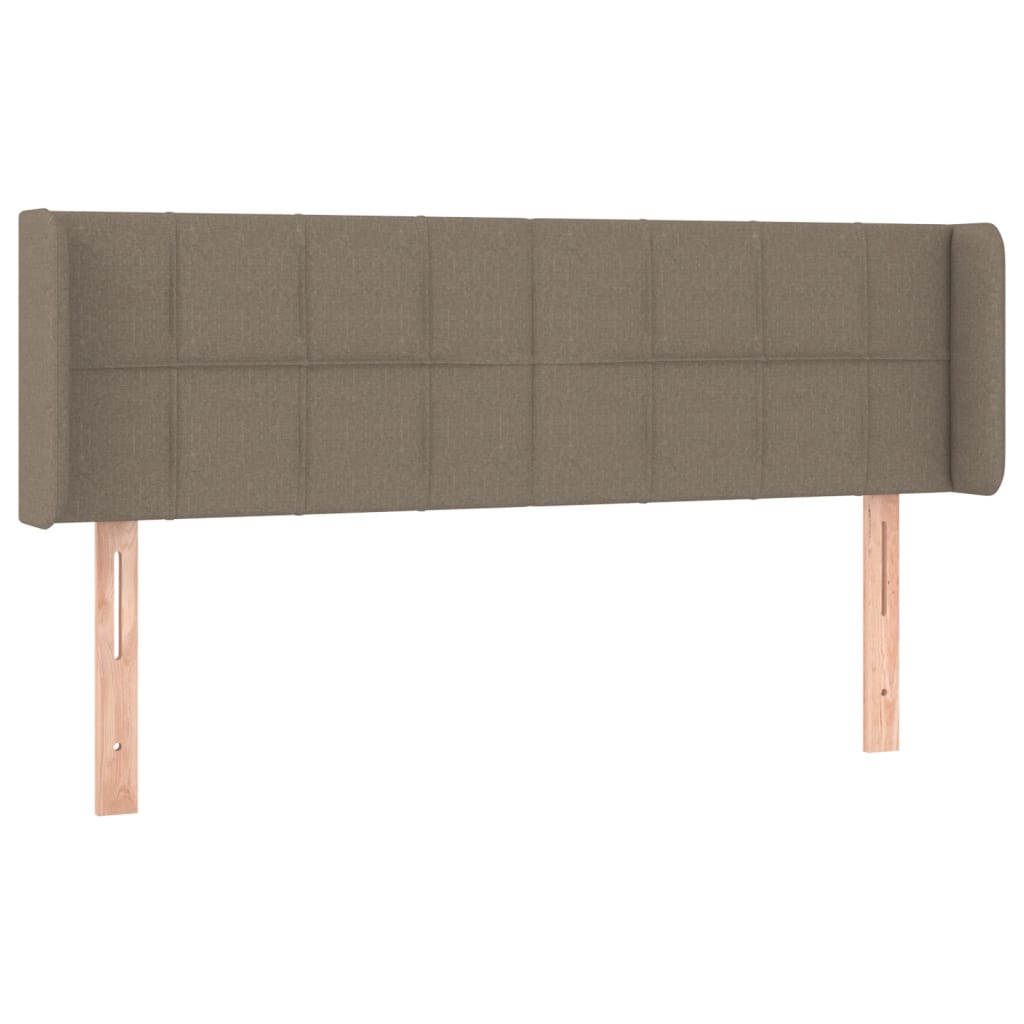Hoofdbord LED 147x16x78/88 cm stof taupe is nu te koop bij PeponiXL, paradijselijk wonen!