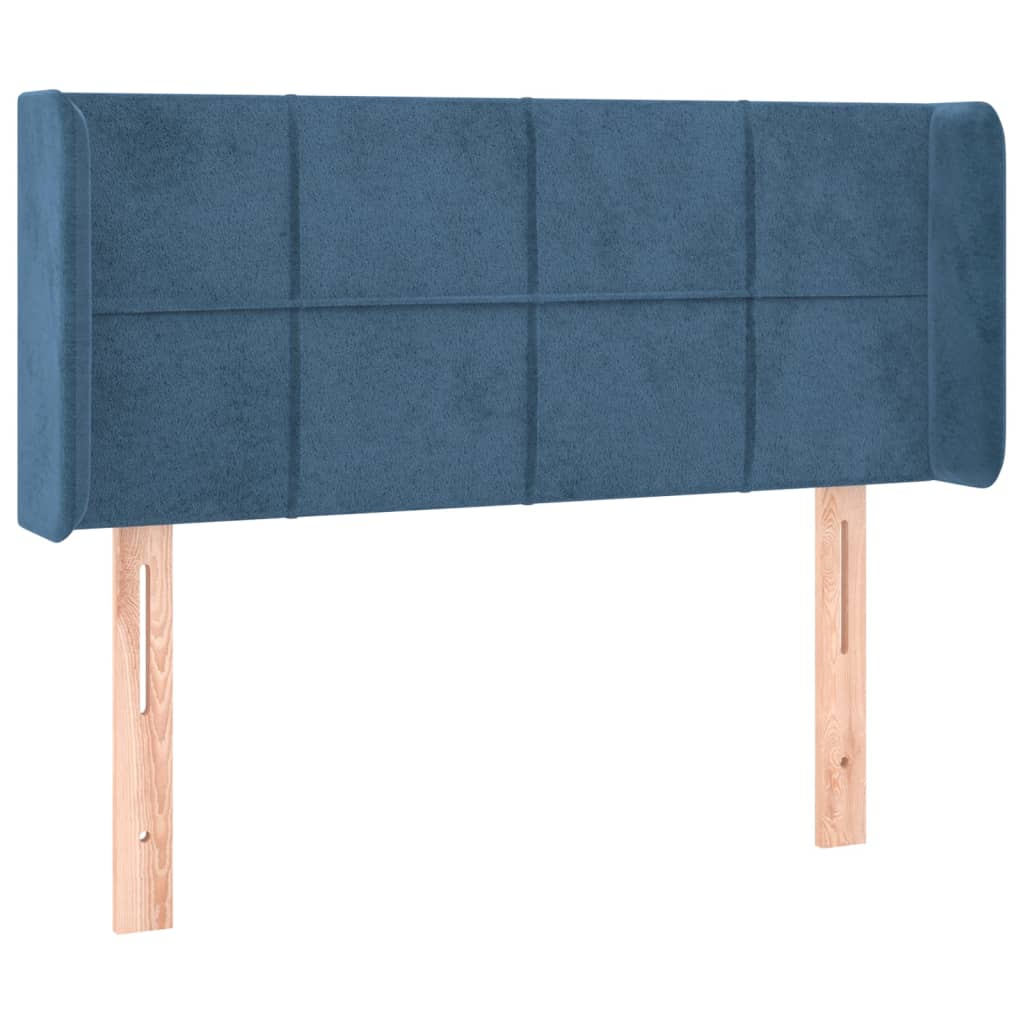Hoofdbord LED 93x16x78/88 cm fluweel blauw is nu te koop bij PeponiXL, paradijselijk wonen!