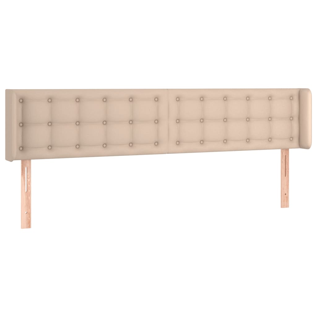 Hoofdbord LED 183x16x78/88 cm kunstleer cappuccinokleurig is nu te koop bij PeponiXL, paradijselijk wonen!