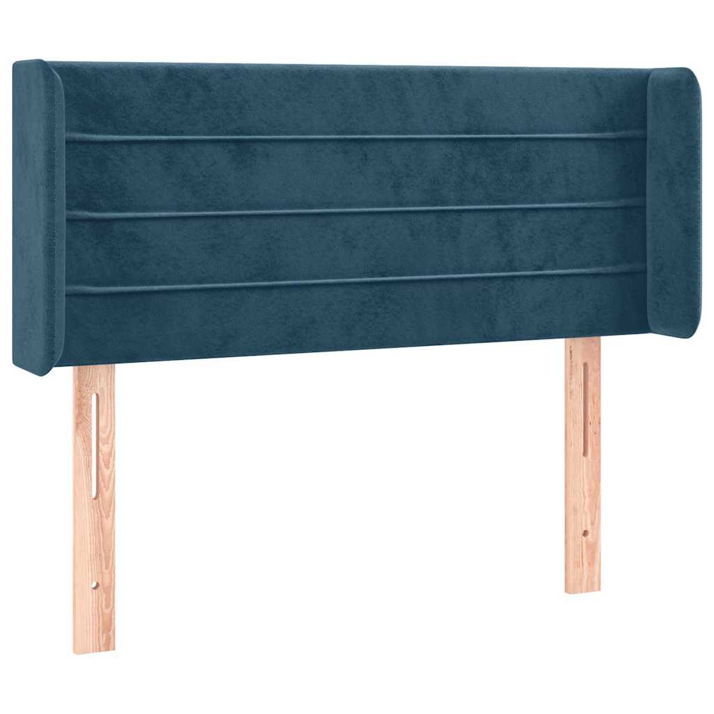 Hoofdbord LED 93x16x78/88 cm fluweel blauw is nu te koop bij PeponiXL, paradijselijk wonen!