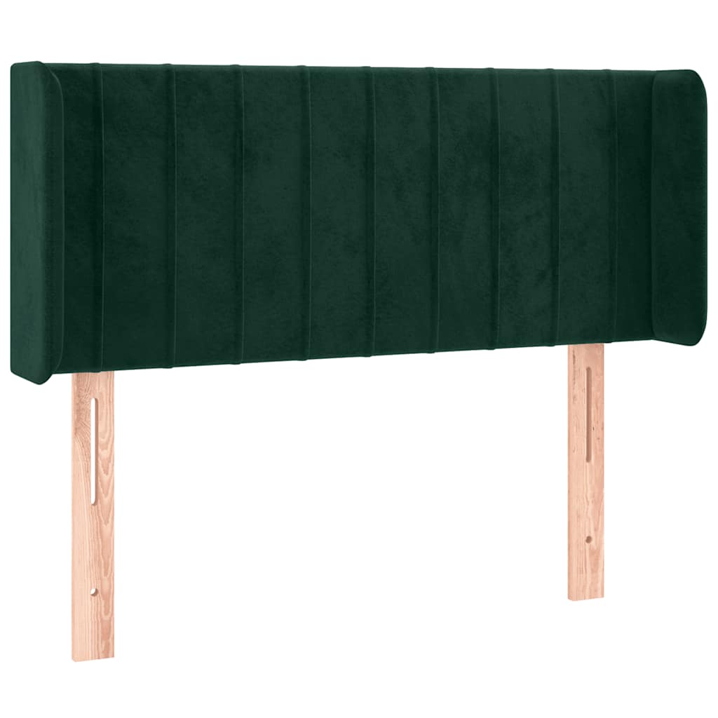 Hoofdbord LED 93x16x78/88 cm fluweel donkergroen is nu te koop bij PeponiXL, paradijselijk wonen!