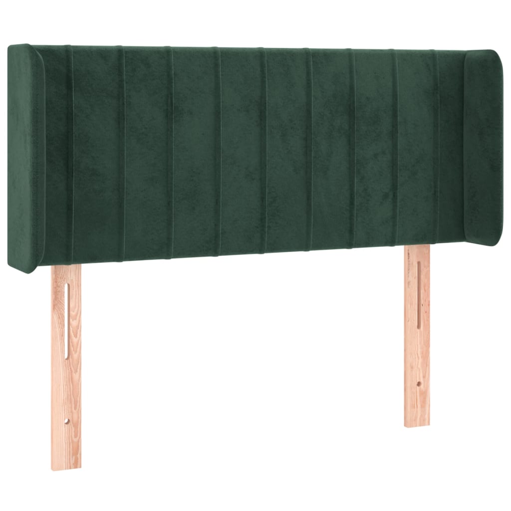 Hoofdbord LED 103x16x78/88 cm fluweel donkergroen is nu te koop bij PeponiXL, paradijselijk wonen!