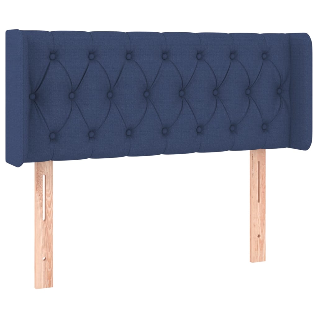 Hoofdbord LED 103x16x78/88 cm stof blauw is nu te koop bij PeponiXL, paradijselijk wonen!