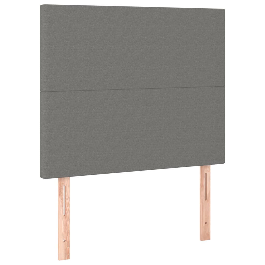 Boxspring met matras stof donkergrijs 120x200 cm is nu te koop bij PeponiXL, paradijselijk wonen!
