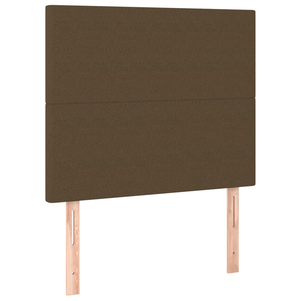 Boxspring met matras stof donkerbruin 120x200 cm is nu te koop bij PeponiXL, paradijselijk wonen!