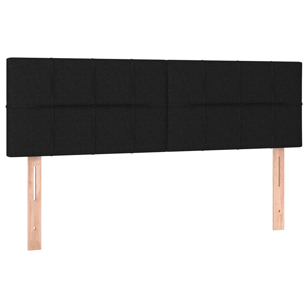 Boxspring met matras stof zwart 140x200 cm is nu te koop bij PeponiXL, paradijselijk wonen!