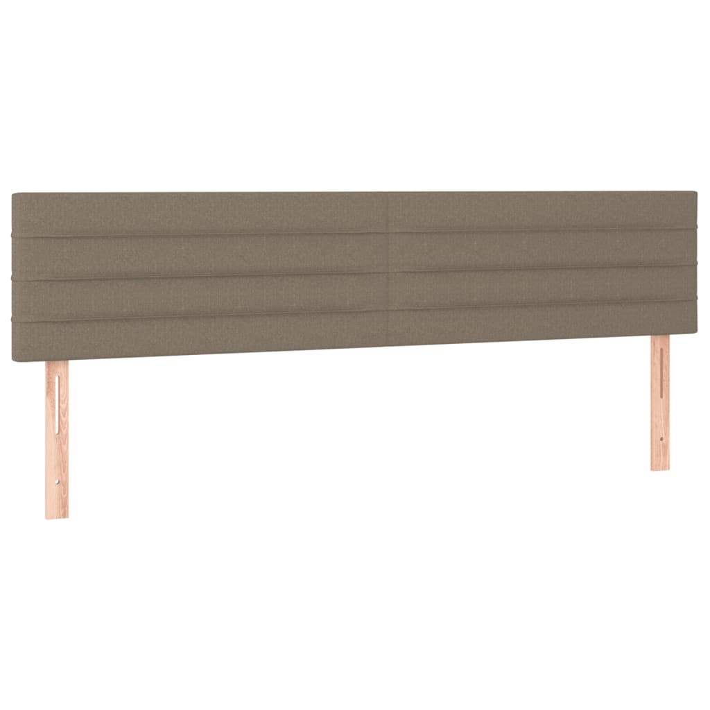 Boxspring met matras stof taupe 180x200 cm is nu te koop bij PeponiXL, paradijselijk wonen!