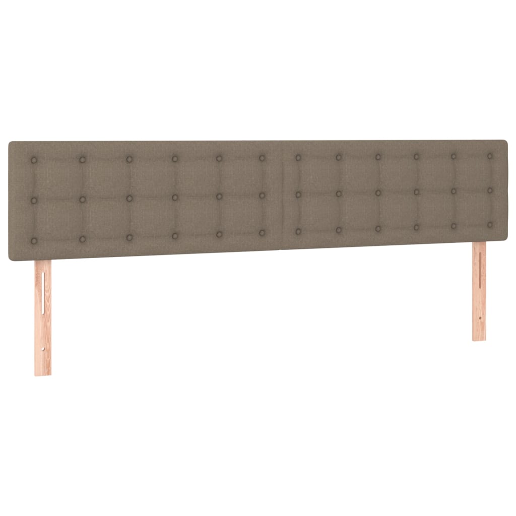 Boxspring met matras stof taupe 180x200 cm is nu te koop bij PeponiXL, paradijselijk wonen!