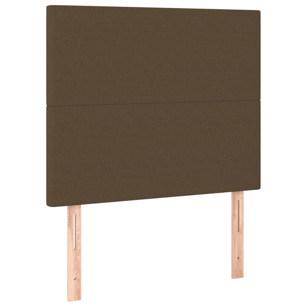 Boxspring met matras stof donkerbruin 100x200 cm is nu te koop bij PeponiXL, paradijselijk wonen!