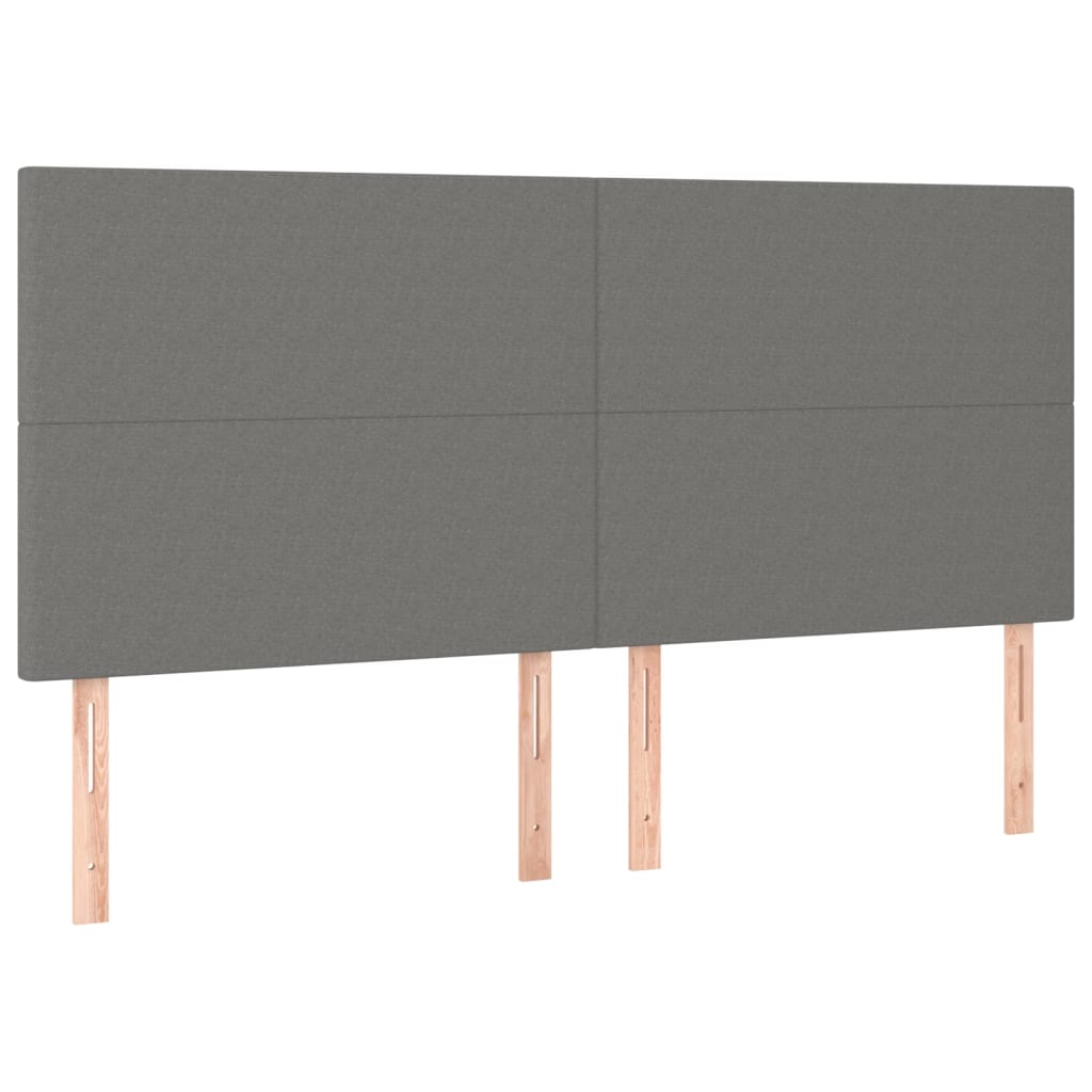 Boxspring met matras stof donkergrijs 180x200 cm is nu te koop bij PeponiXL, paradijselijk wonen!