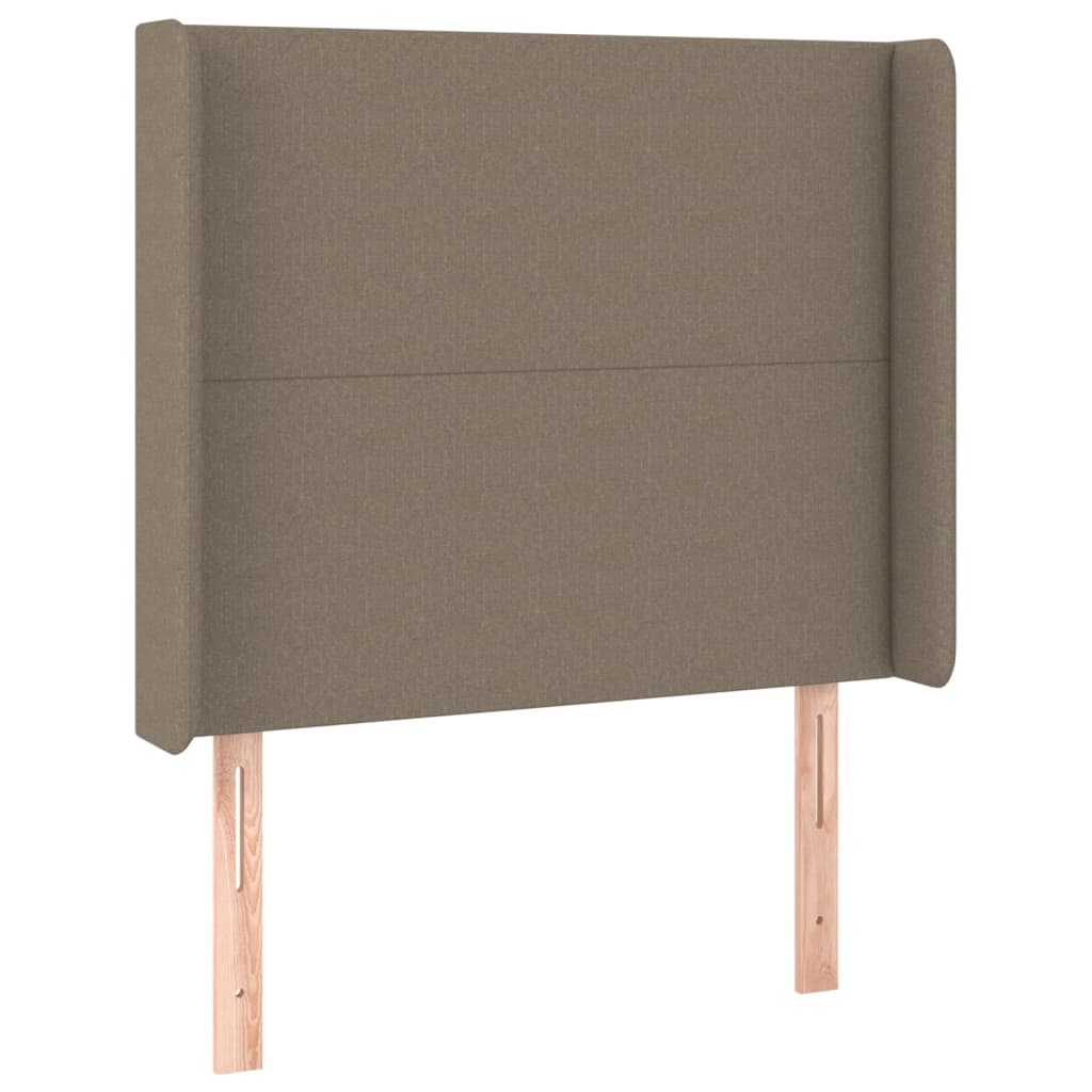 Boxspring met matras stof taupe 90x200 cm is nu te koop bij PeponiXL, paradijselijk wonen!