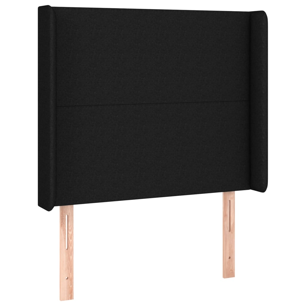 Boxspring met matras stof zwart 100x200 cm is nu te koop bij PeponiXL, paradijselijk wonen!