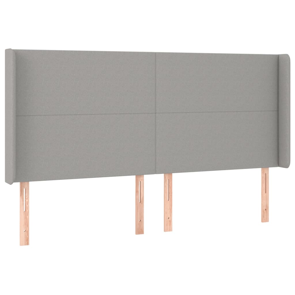 Boxspring met matras stof lichtgrijs 160x200 cm is nu te koop bij PeponiXL, paradijselijk wonen!