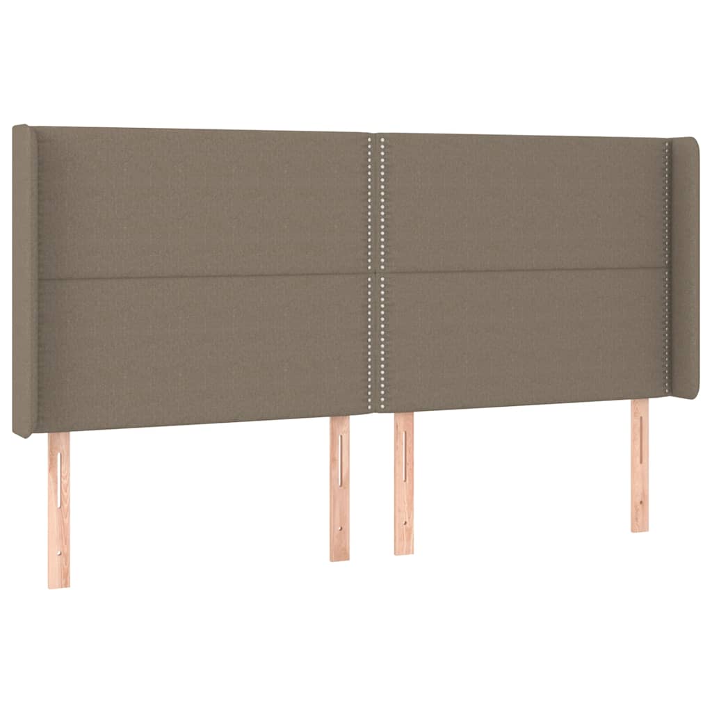 Boxspring met matras en LED stof taupe 180x200 cm is nu te koop bij PeponiXL, paradijselijk wonen!