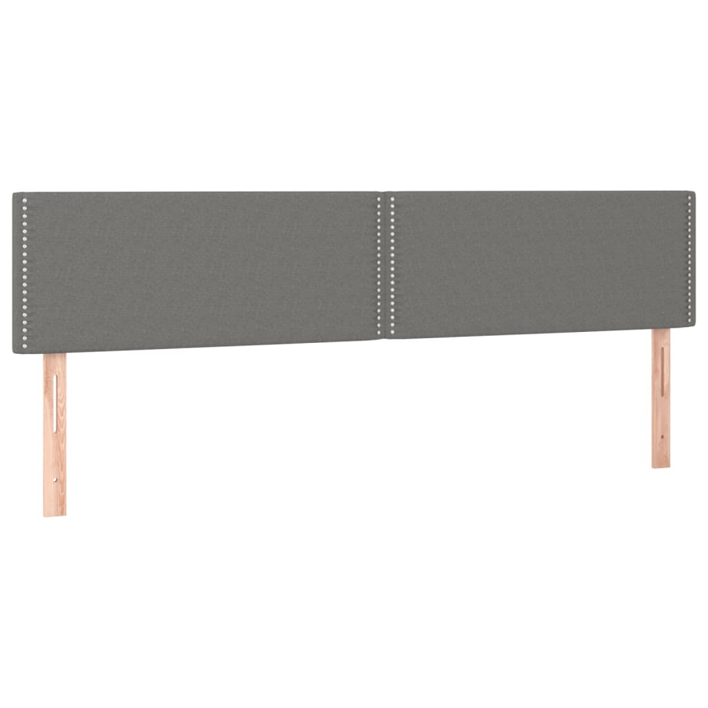 Boxspring met matras en LED stof donkergrijs 180x200 cm is nu te koop bij PeponiXL, paradijselijk wonen!
