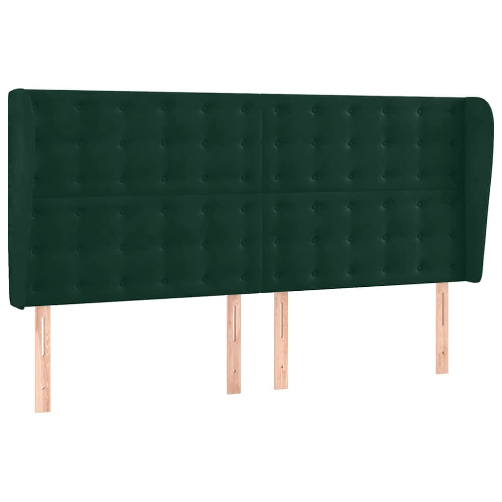 Boxspring met matras en LED fluweel donkergroen 200x200 cm is nu te koop bij PeponiXL, paradijselijk wonen!
