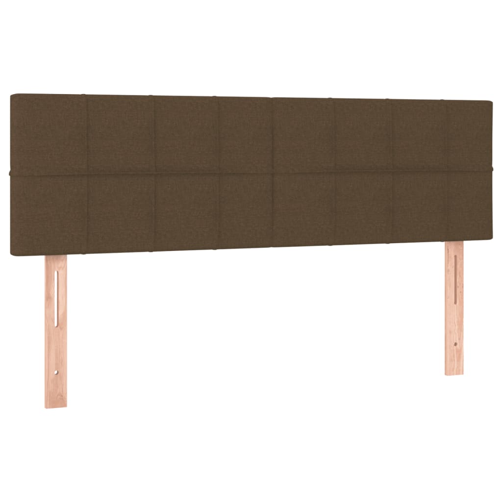 Boxspring met matras stof donkerbruin 140x200 cm is nu te koop bij PeponiXL, paradijselijk wonen!