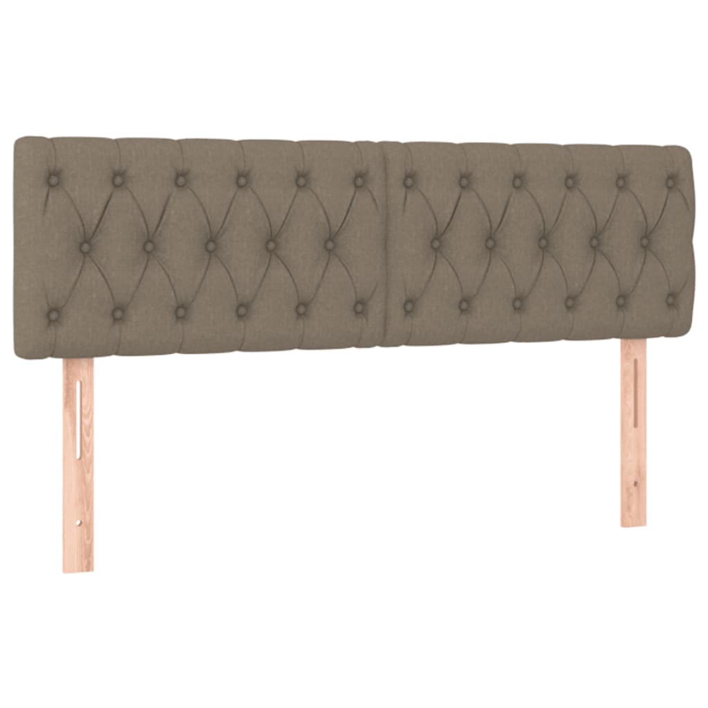 Boxspring met matras stof taupe 160x200 cm is nu te koop bij PeponiXL, paradijselijk wonen!