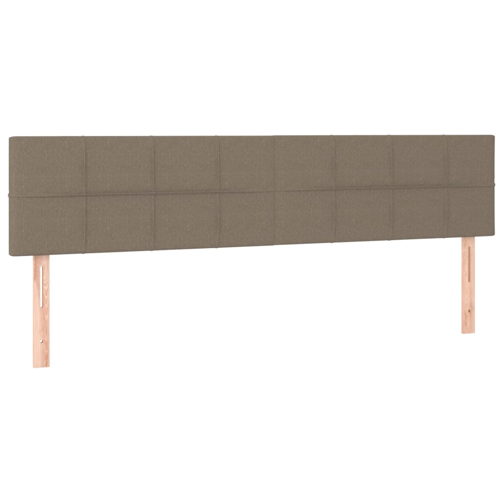 Boxspring met matras stof taupe 180x200 cm is nu te koop bij PeponiXL, paradijselijk wonen!