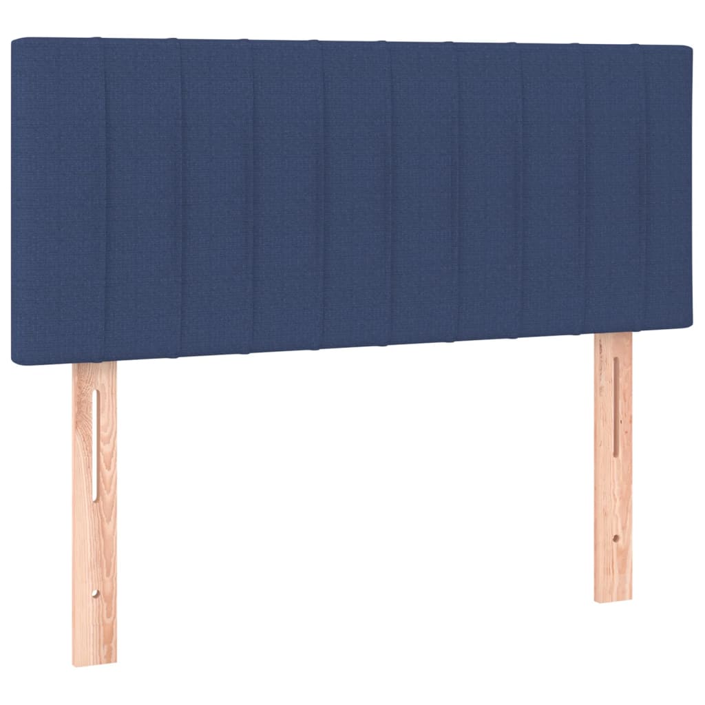 Boxspring met matras stof blauw 80x200 cm is nu te koop bij PeponiXL, paradijselijk wonen!