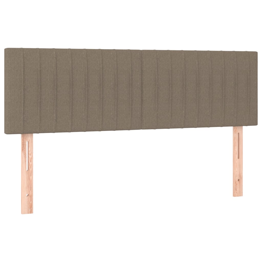 Boxspring met matras stof taupe 140x200 cm is nu te koop bij PeponiXL, paradijselijk wonen!