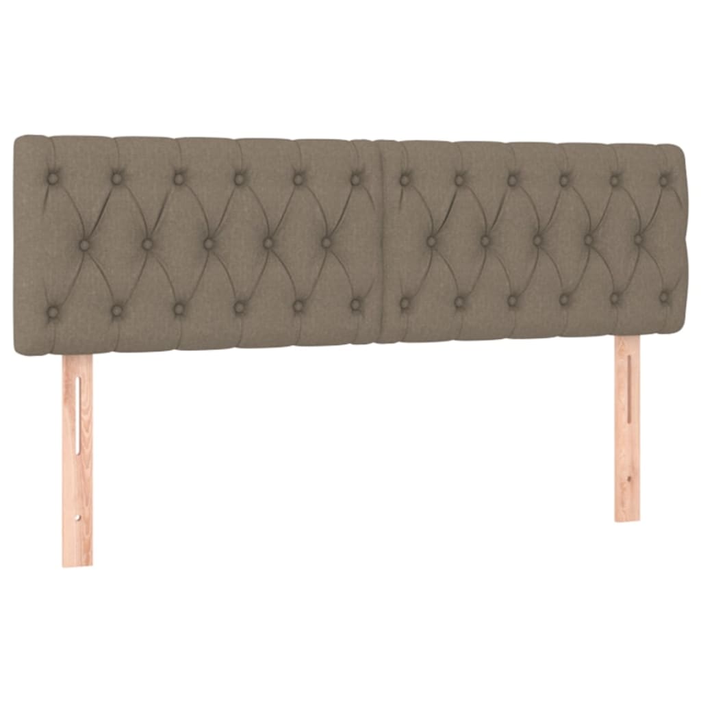 Boxspring met matras stof taupe 160x200 cm is nu te koop bij PeponiXL, paradijselijk wonen!