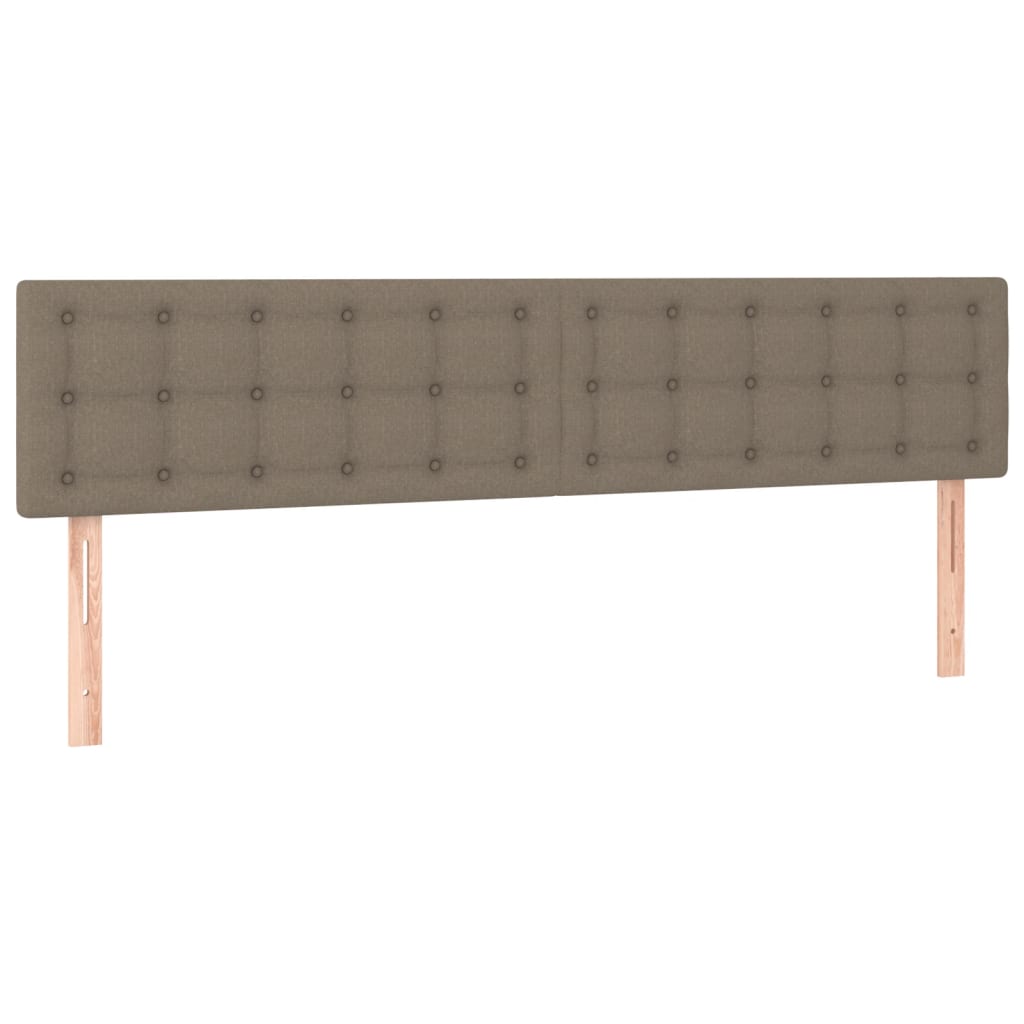 Boxspring met matras stof taupe 180x200 cm is nu te koop bij PeponiXL, paradijselijk wonen!