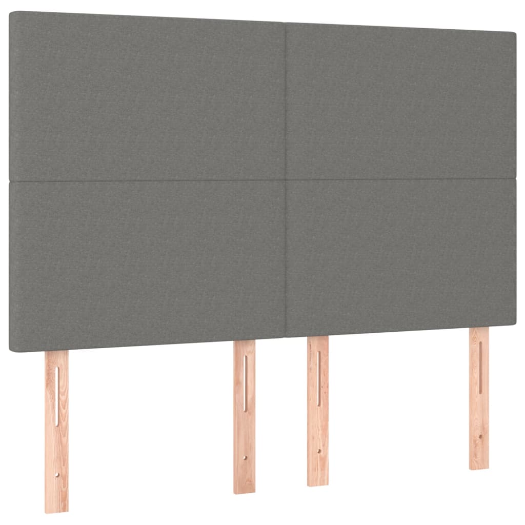 Boxspring met matras stof donkergrijs 160x200 cm is nu te koop bij PeponiXL, paradijselijk wonen!