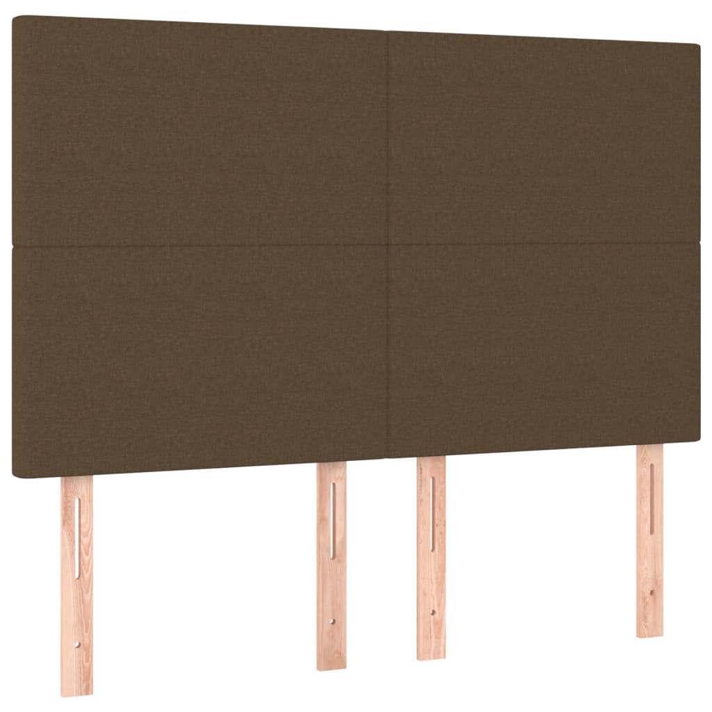 Boxspring met matras stof donkerbruin 160x200 cm is nu te koop bij PeponiXL, paradijselijk wonen!