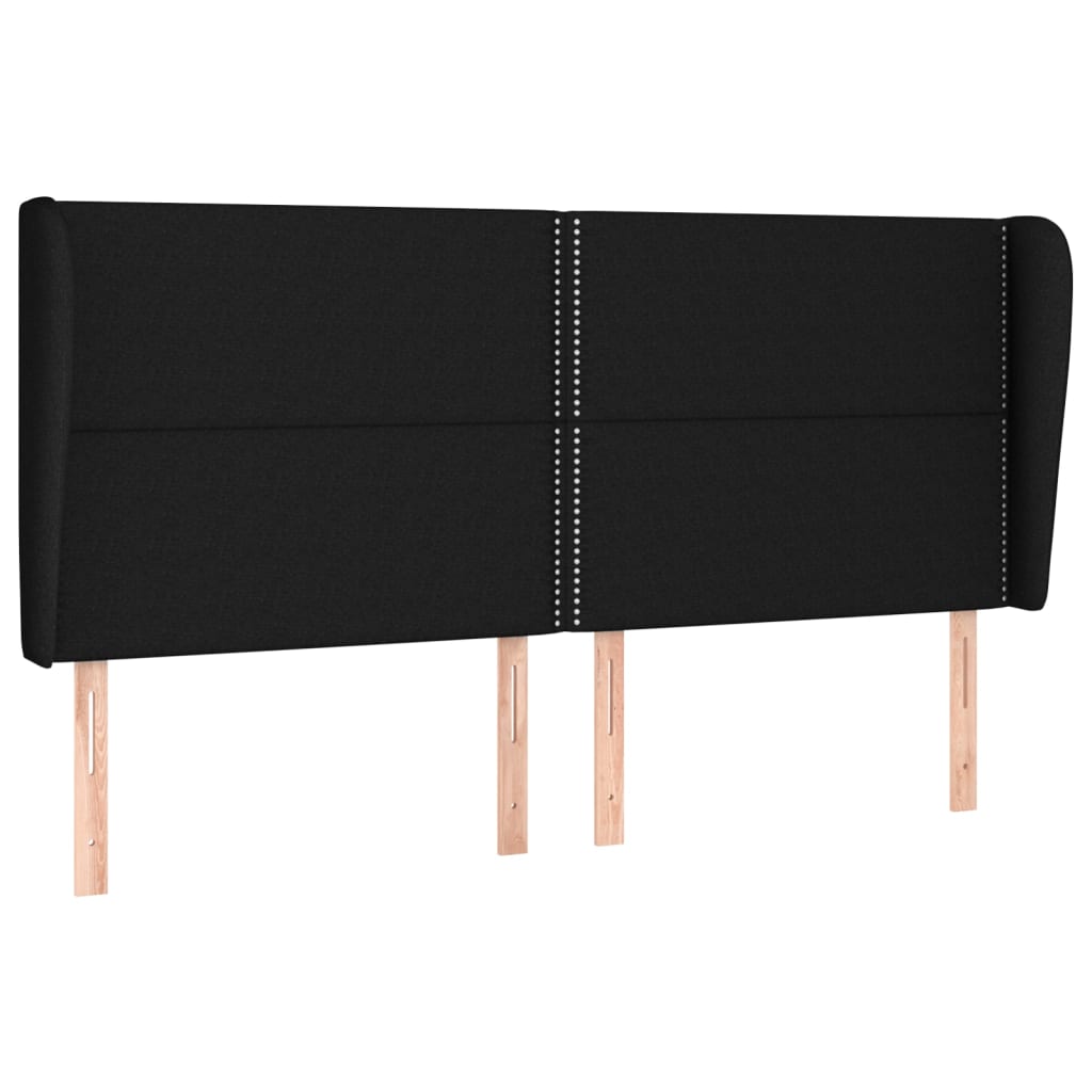 Boxspring met matras stof zwart 200x200 cm is nu te koop bij PeponiXL, paradijselijk wonen!