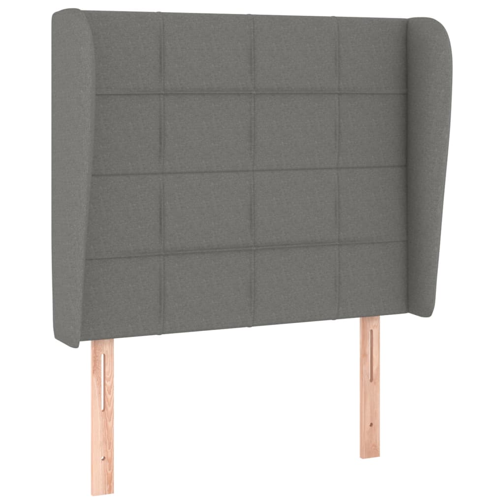 Boxspring met matras stof donkergrijs 80x200 cm is nu te koop bij PeponiXL, paradijselijk wonen!