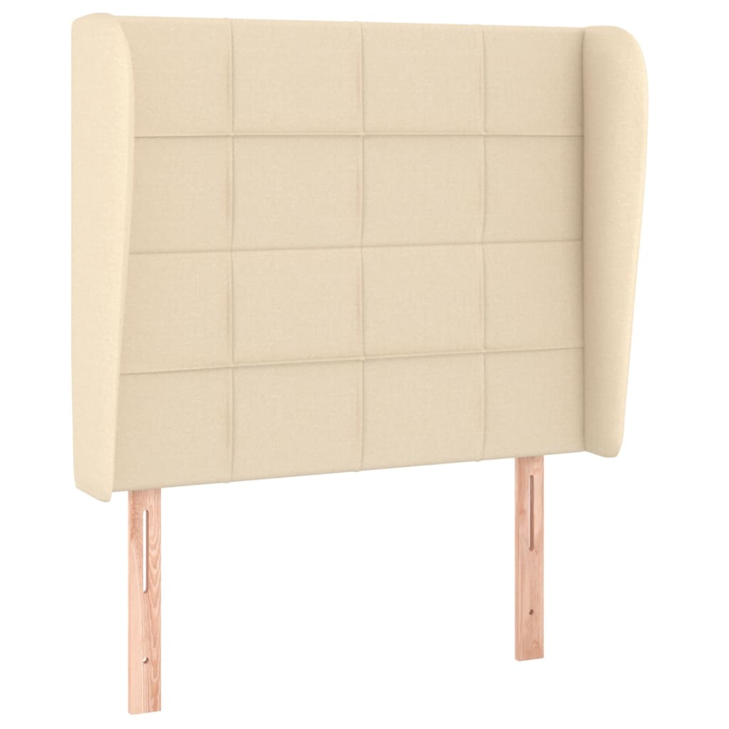 Boxspring met matras stof crèmekleurig 80x200 cm is nu te koop bij PeponiXL, paradijselijk wonen!