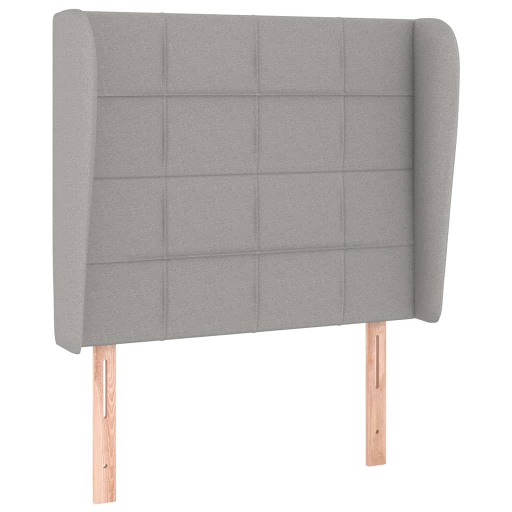 Boxspring met matras stof lichtgrijs 90x190 cm is nu te koop bij PeponiXL, paradijselijk wonen!