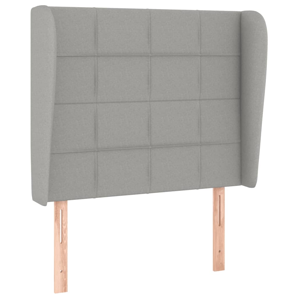 Boxspring met matras stof lichtgrijs 90x200 cm is nu te koop bij PeponiXL, paradijselijk wonen!