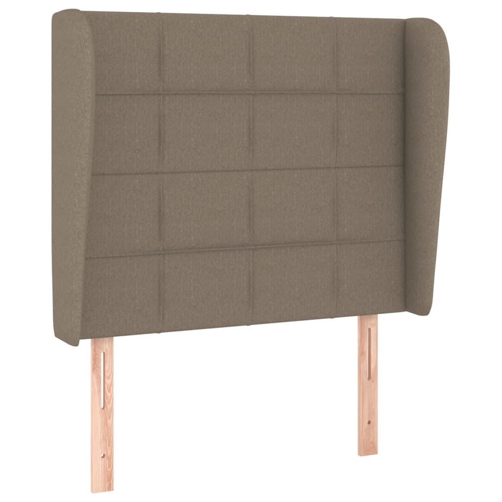 Boxspring met matras stof taupe 100x200 cm is nu te koop bij PeponiXL, paradijselijk wonen!